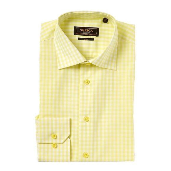 Serica Elite Non-Iron Dress Shirt - E - 2467063 30 - Silver main image 1